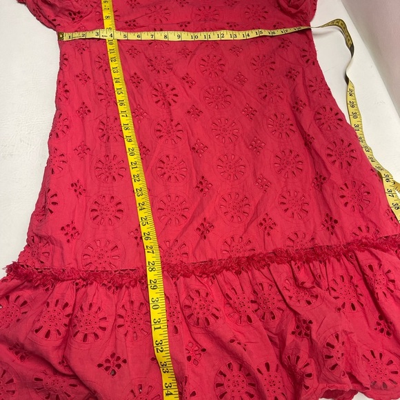 Anthropologie womens ruffle mini dress size 10 - Picture 6 of 7